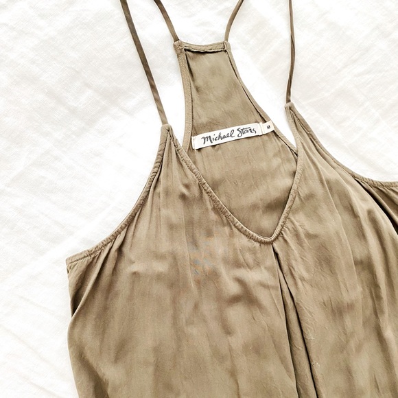 🌟HP🌟Michael Stars Olive Green Dress - Picture 7 of 13